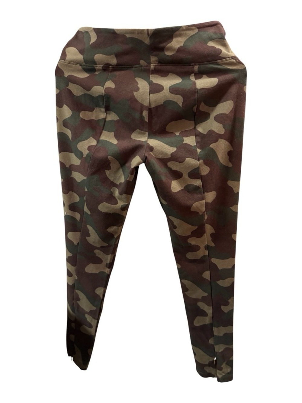 Women with Control Camo Print Leggings - Olive Green Size S - Picture 3 of 10